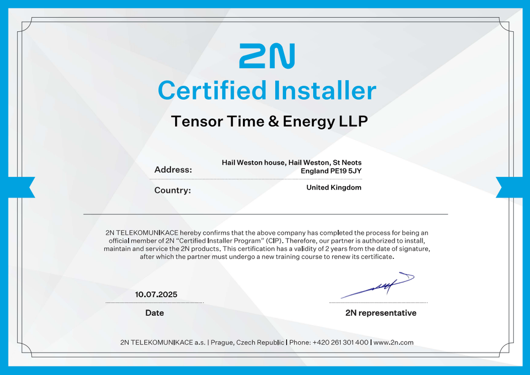 2N Certification