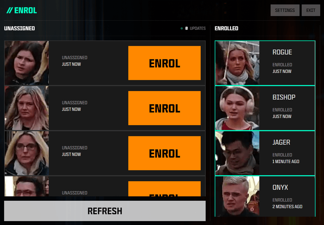 Tensor Facial Recognition Enrolment for Call of Duty: Black Ops 7 Launch Event