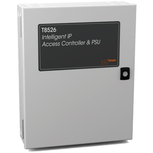 Tensor plc access control door controller in rugged metal enclosure