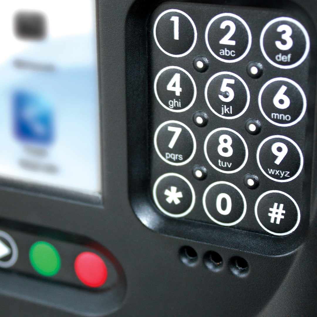 Chip and pin on tensor time and attendance clocking station