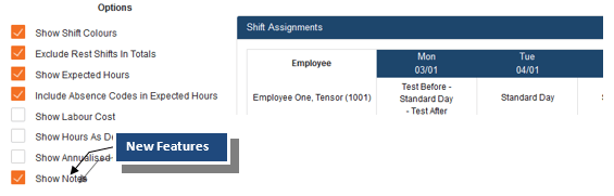 tensor update