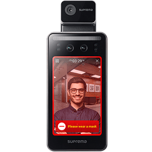 Facial recognition with thermal camera