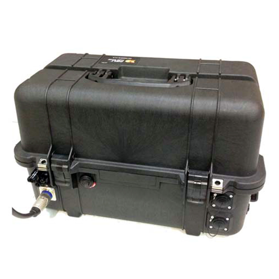 Rapid deployment CCTV and Facial recognition hard case for easy shipping and storage large 