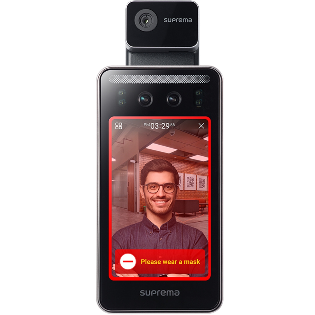 Biometric facial recognition with thermal sensors large 