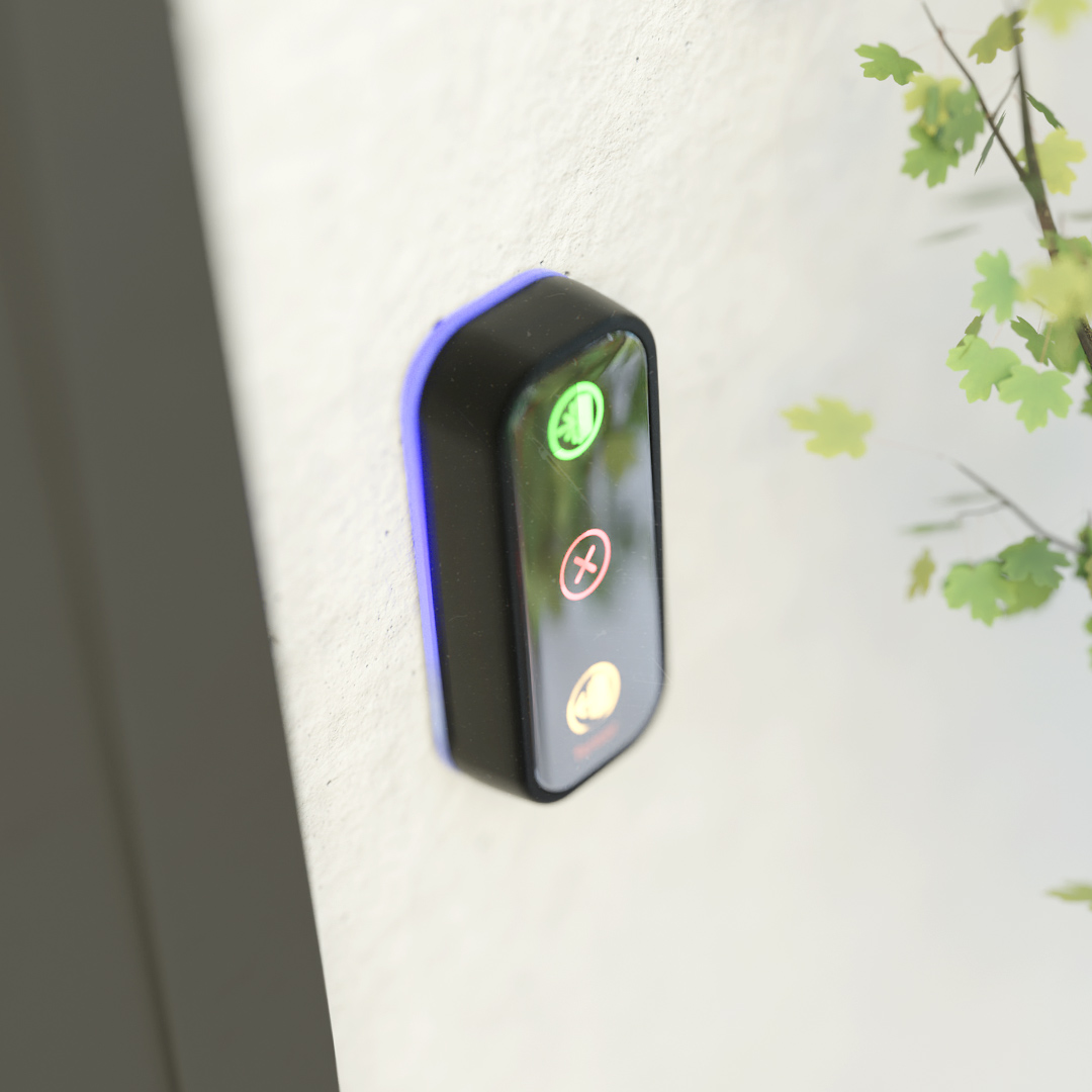 External door access control smart card reader